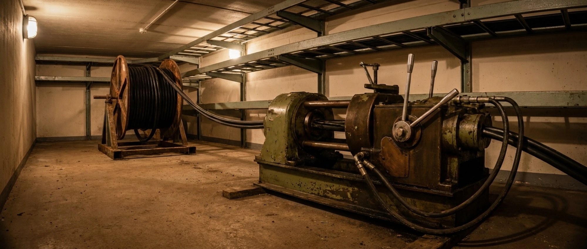 толкатель кабеля от барабанного стенда